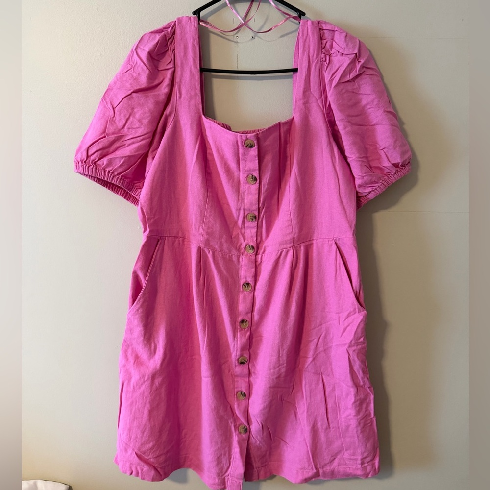Old Navy Vibrant Pink Blouse